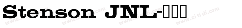 Stenson JNL字体转换